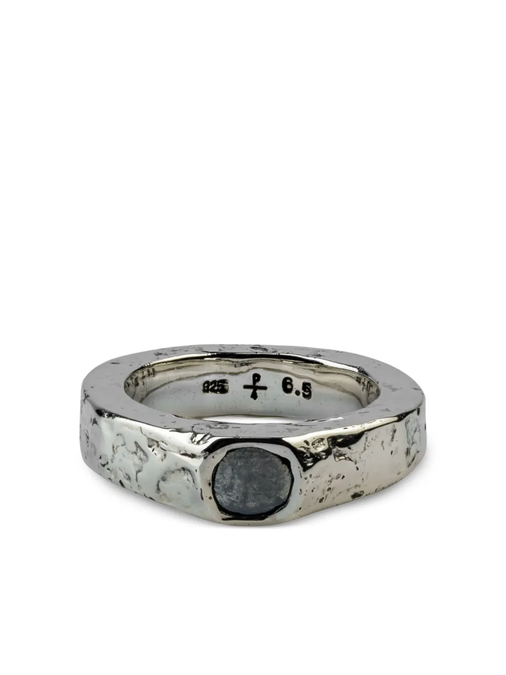 Parts Of Four Sterling Silver Sistema Diamond Ring In Silver