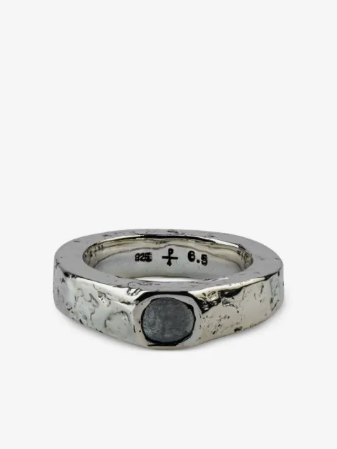 Parts of Four sterling silver Sistema diamond ring