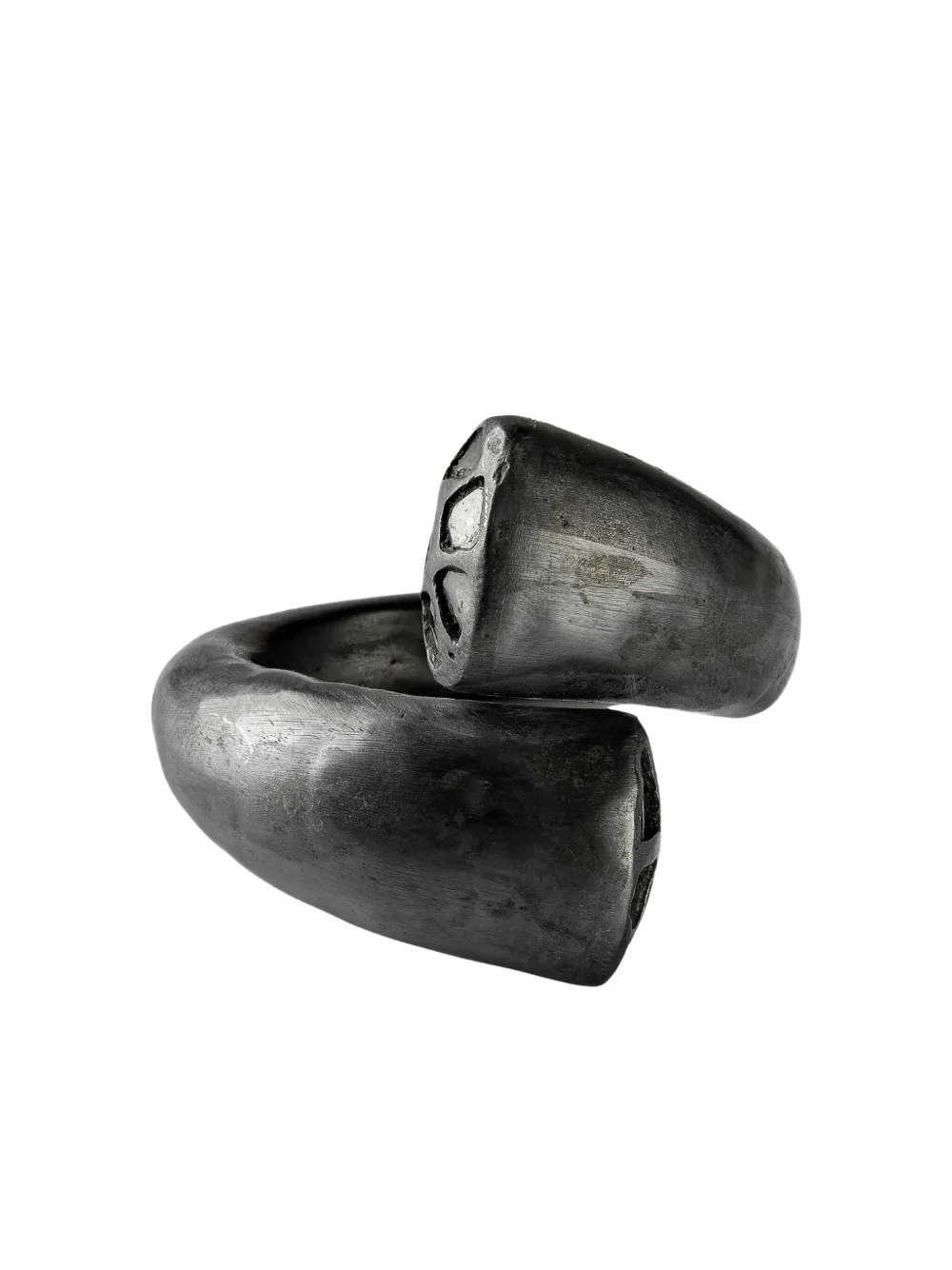 Parts Of Four Twisted Druid Diamond Ring In Black