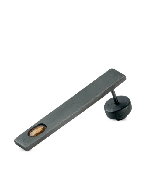 Parts of Four plate sapphire earring