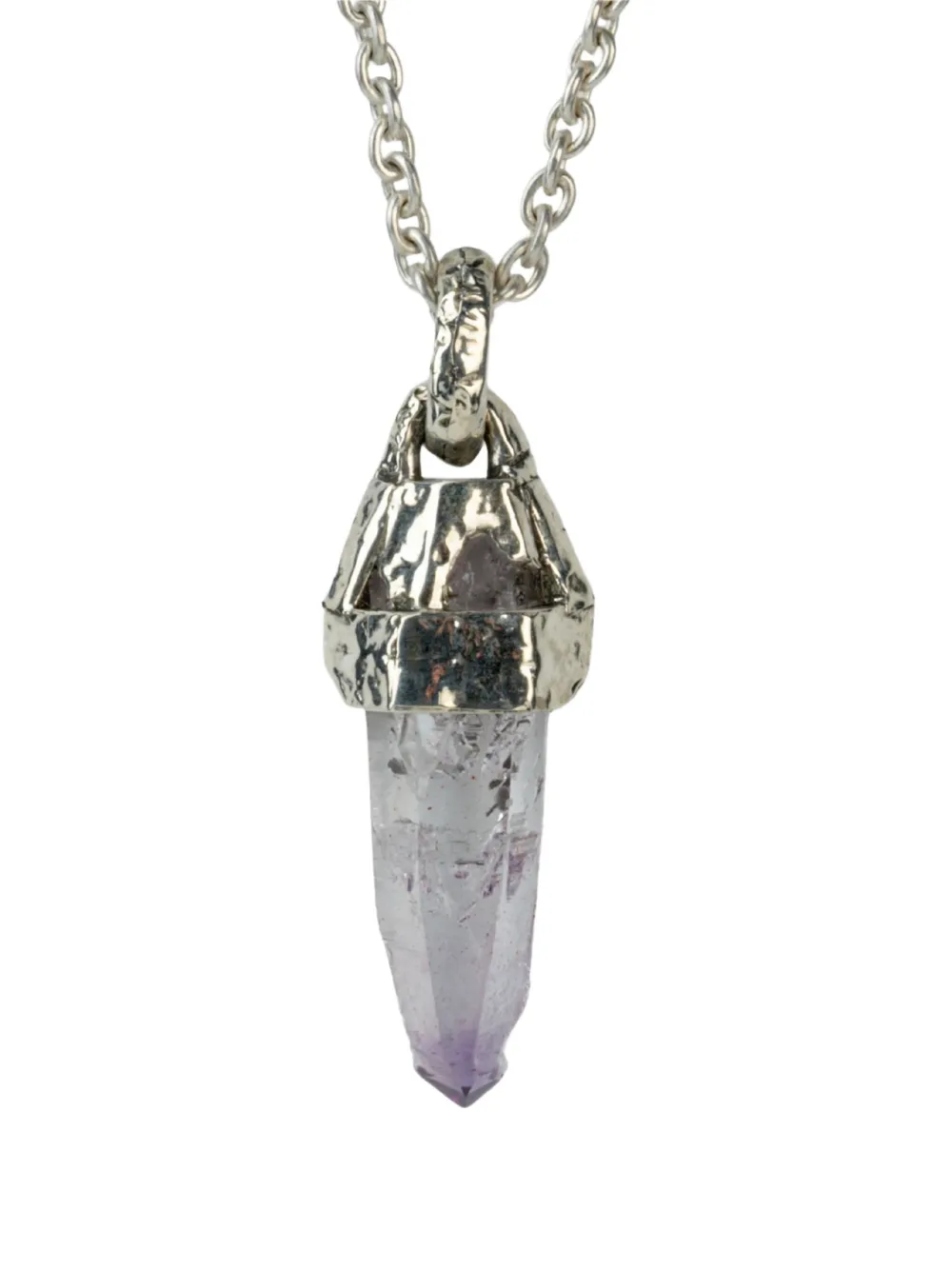 Parts Of Four Talisman-halskette Mit Amethyst In Metallic