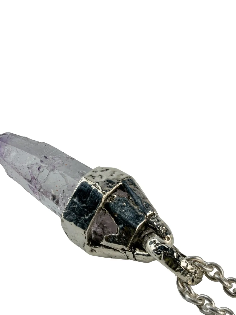 Parts Of Four Talisman-halskette Mit Amethyst In Metallic