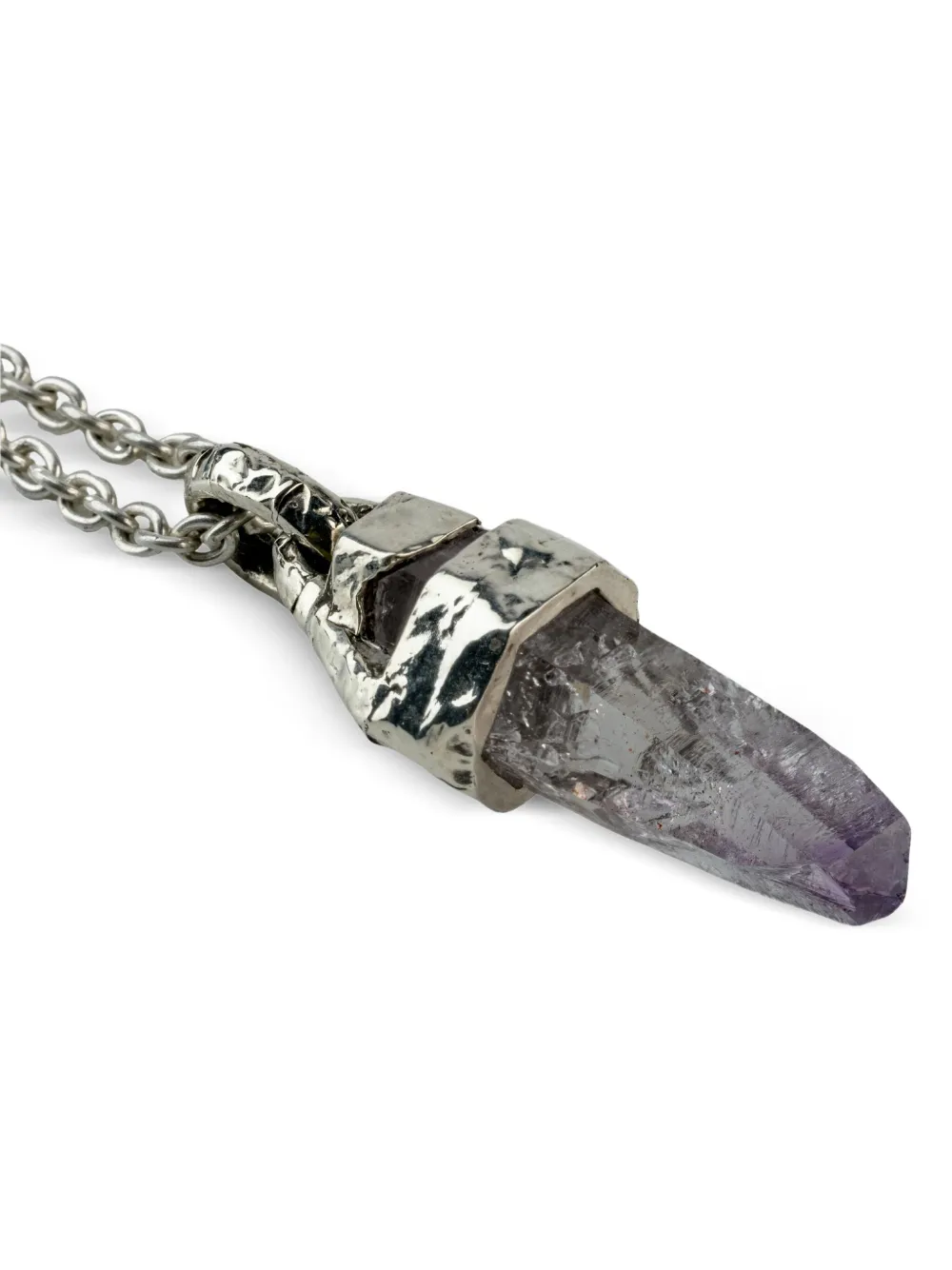 Parts Of Four Talisman-halskette Mit Amethyst In Metallic
