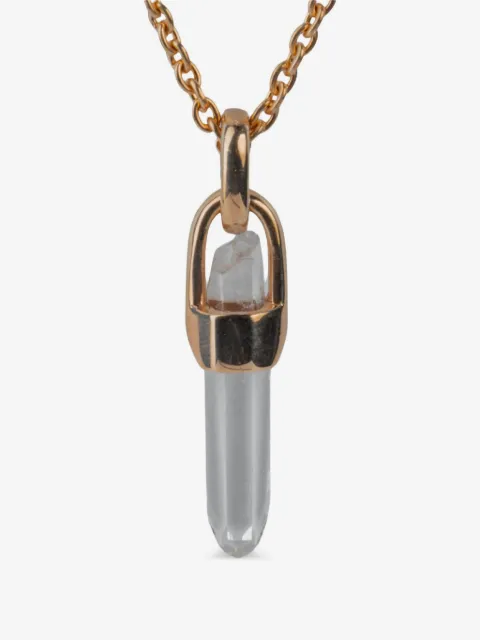 Parts of Four lemurian quartz talisman necklace