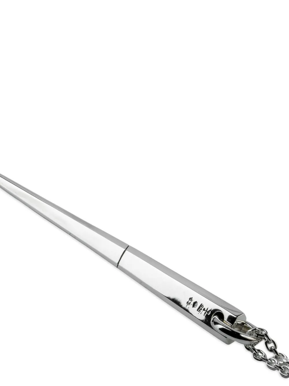 Parts Of Four Big Spike Halskette Mit Saphir In Gray