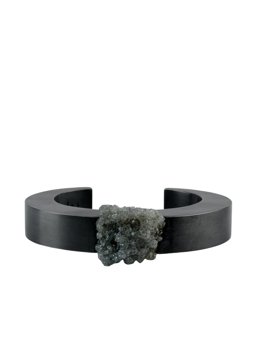 Parts of Four Bracciale Crescent con quarzo - Nero