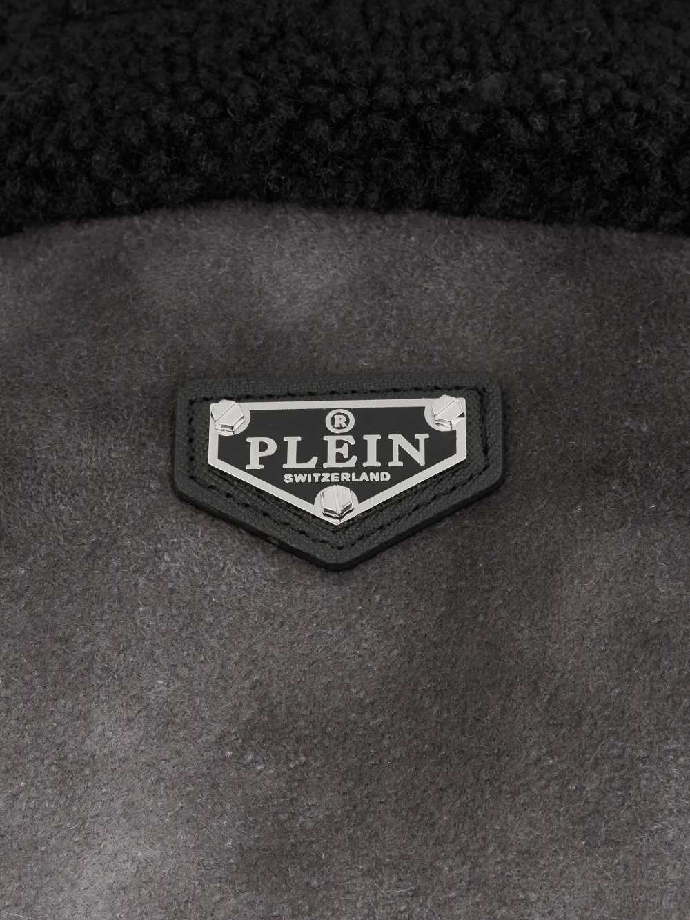  Philipp Plein Zip-up Biker Jacket - Black 