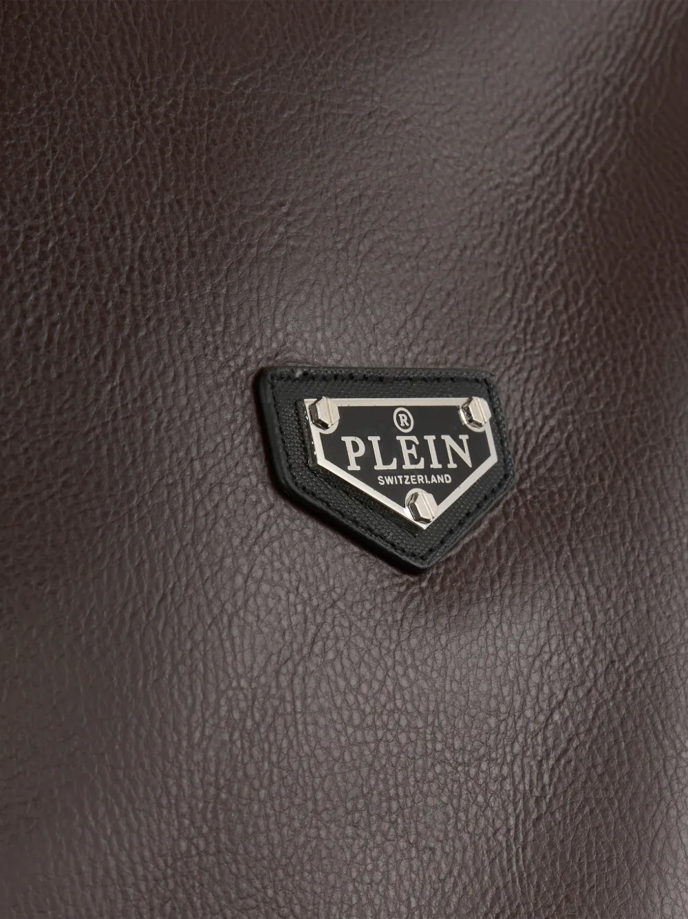  Philipp Plein Logo-plaque Jacket - Brown 