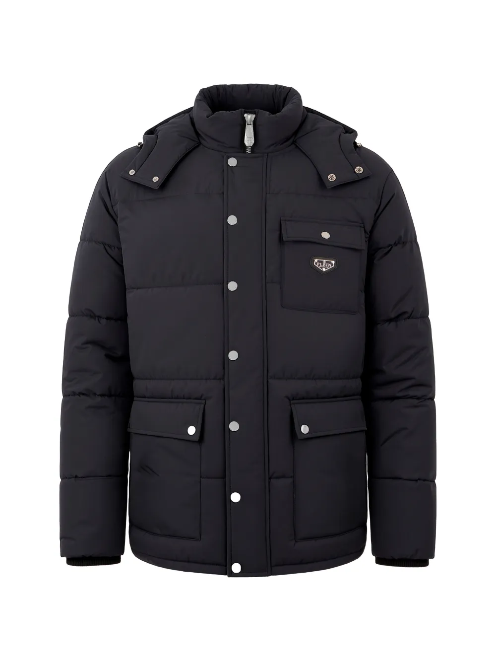 Philipp Plein hooded-puffer jacket | Black | Image 1