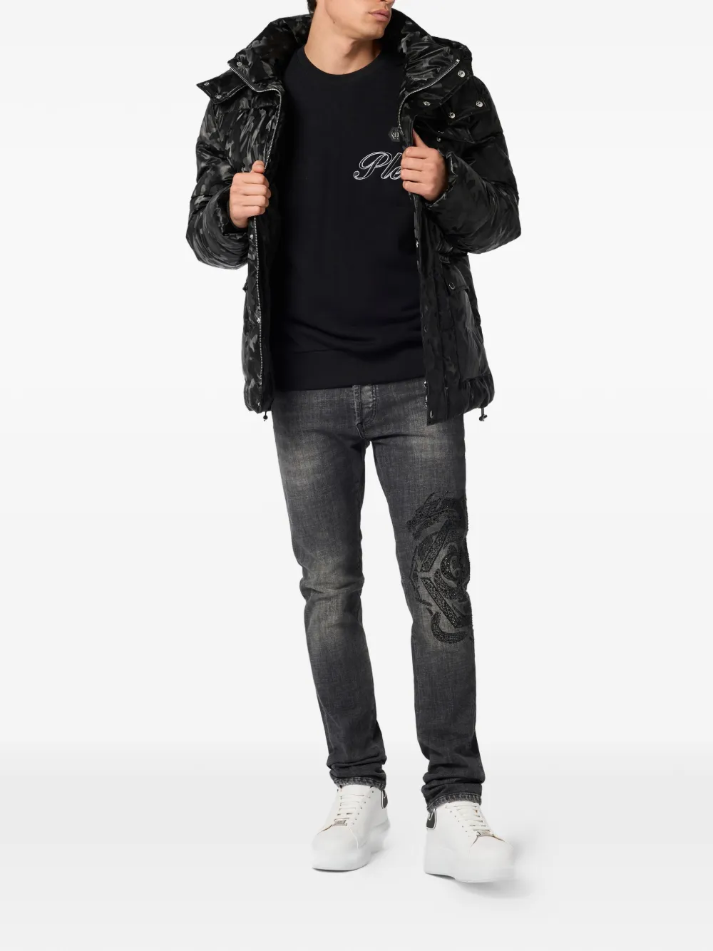 Philipp Plein camouflage puffer jacket | Hooded Jackets | Image 2