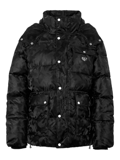 Philipp Plein camouflage puffer jacket