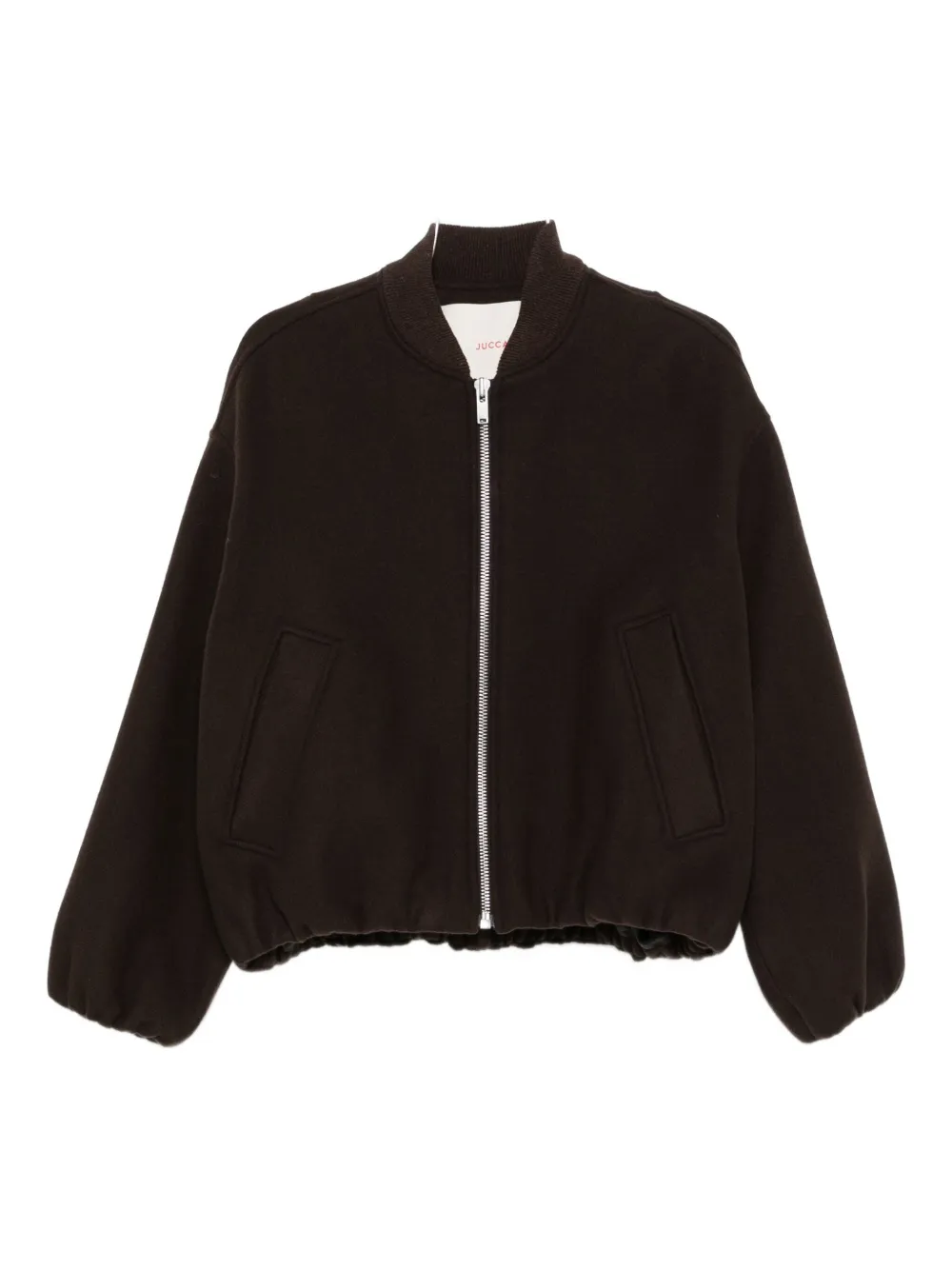 Jucca Zip-fastening Bomber Jacket In Brown