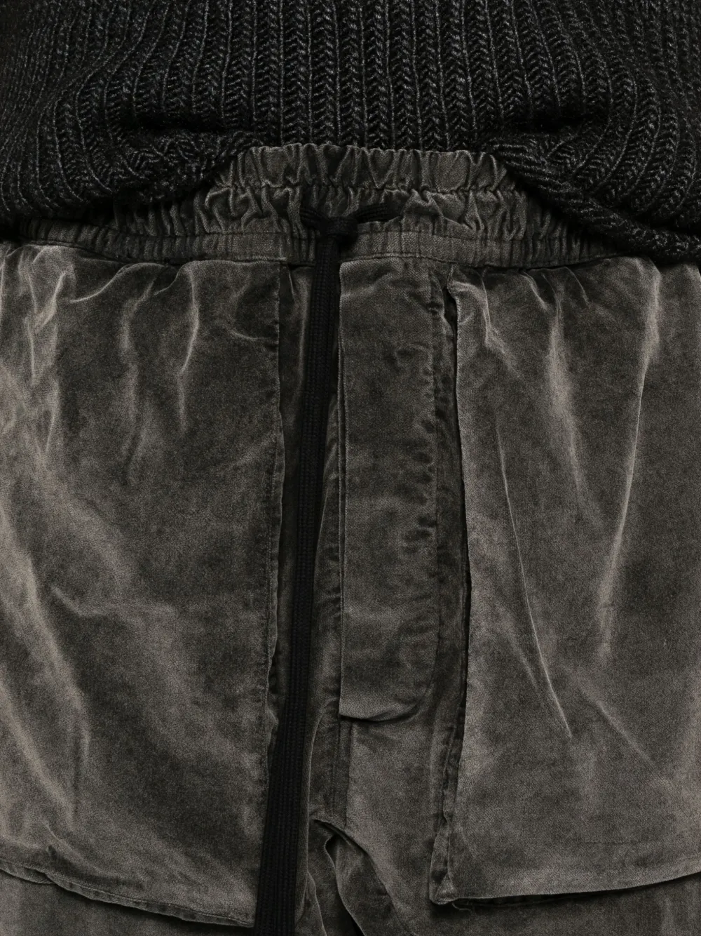 Thom Krom Broek met trekkoordtaille Grijs