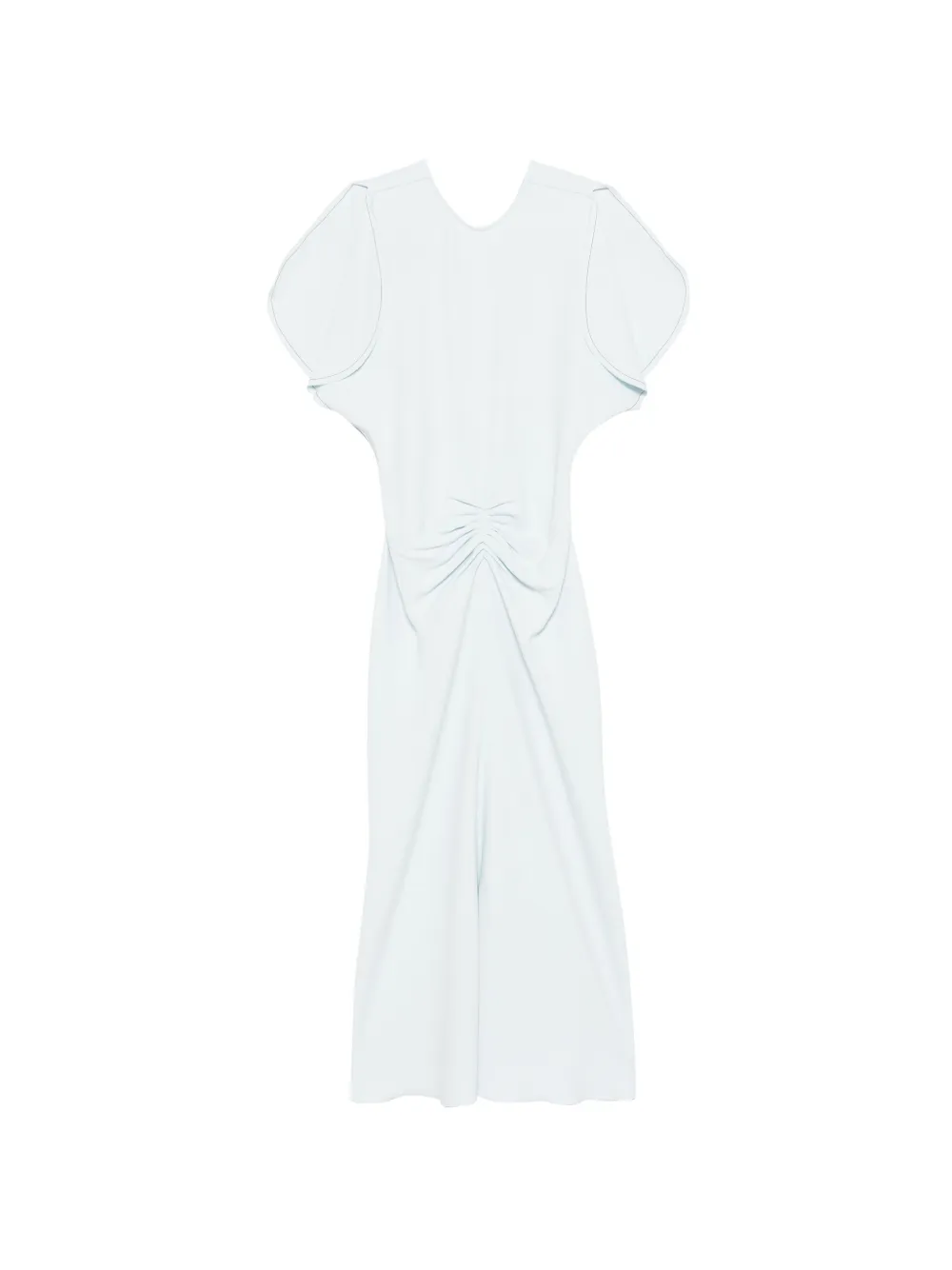 Victoria Beckham gathered-waist midi dress - Blu