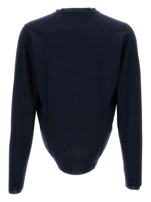 John Smedley Burley Vネック カーディガン | ブルー | FARFETCH JP