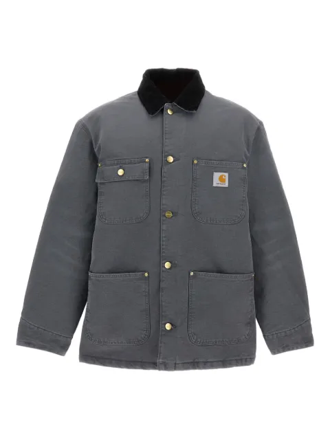 Carhartt WIP corduroy-collar patch-pocket jacket