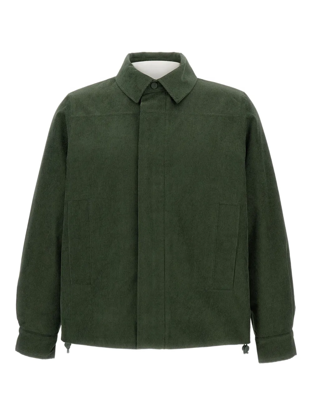 K-Way corduroy shirt jacket - Verde