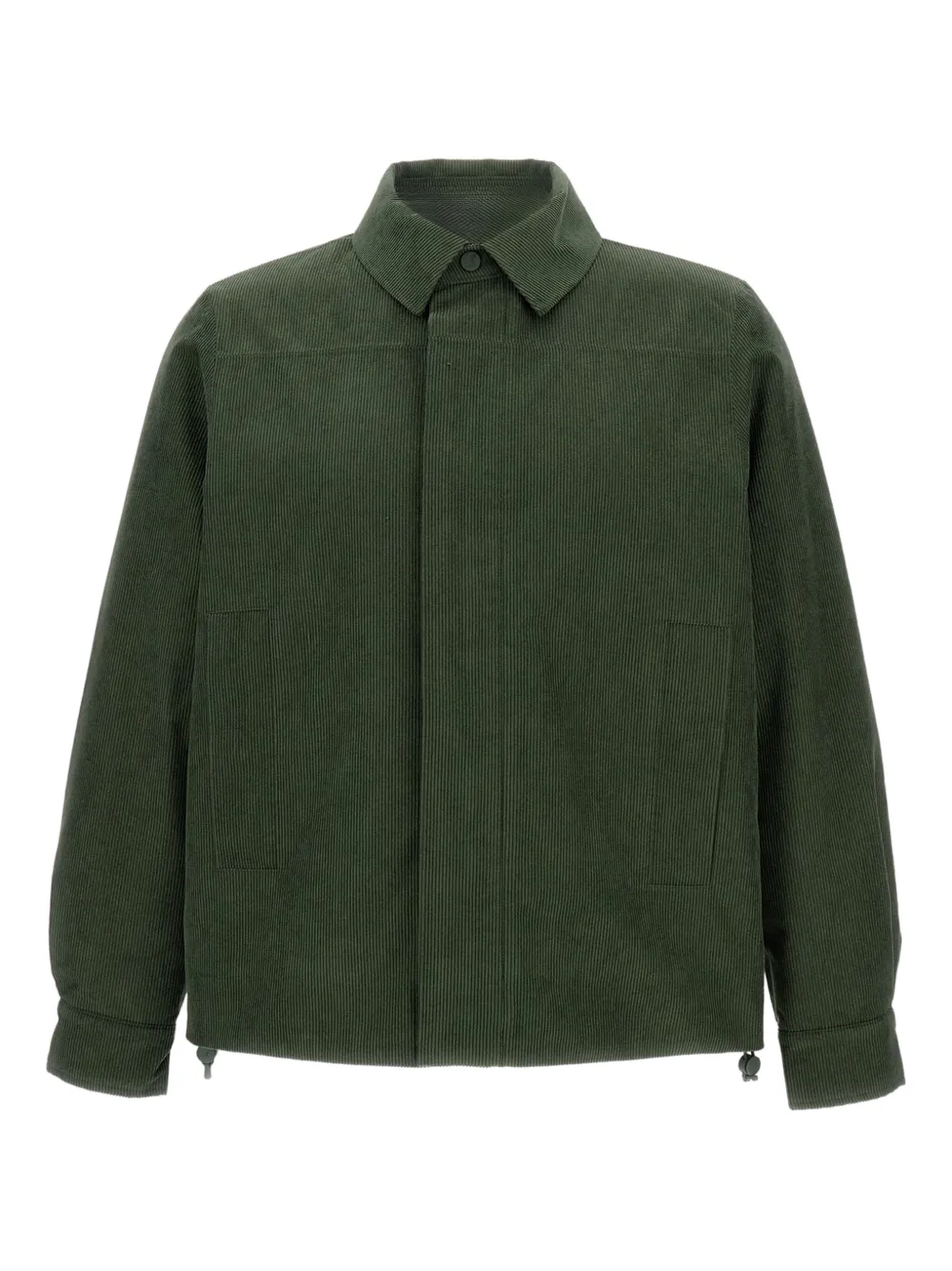 K-Way corduroy shirt jacket | Green | Image 1