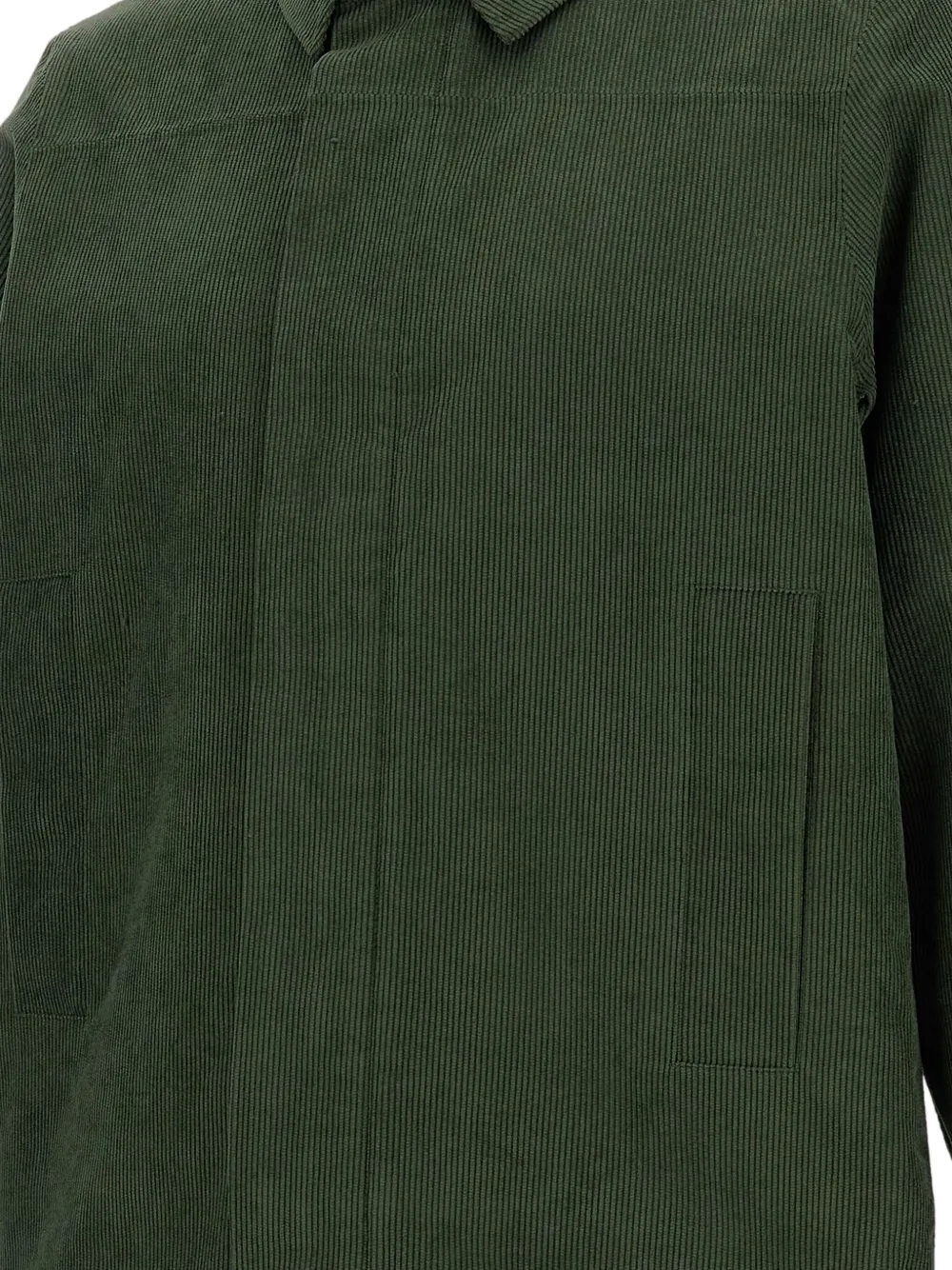 K-Way Ribfluwelen shirtjack Groen