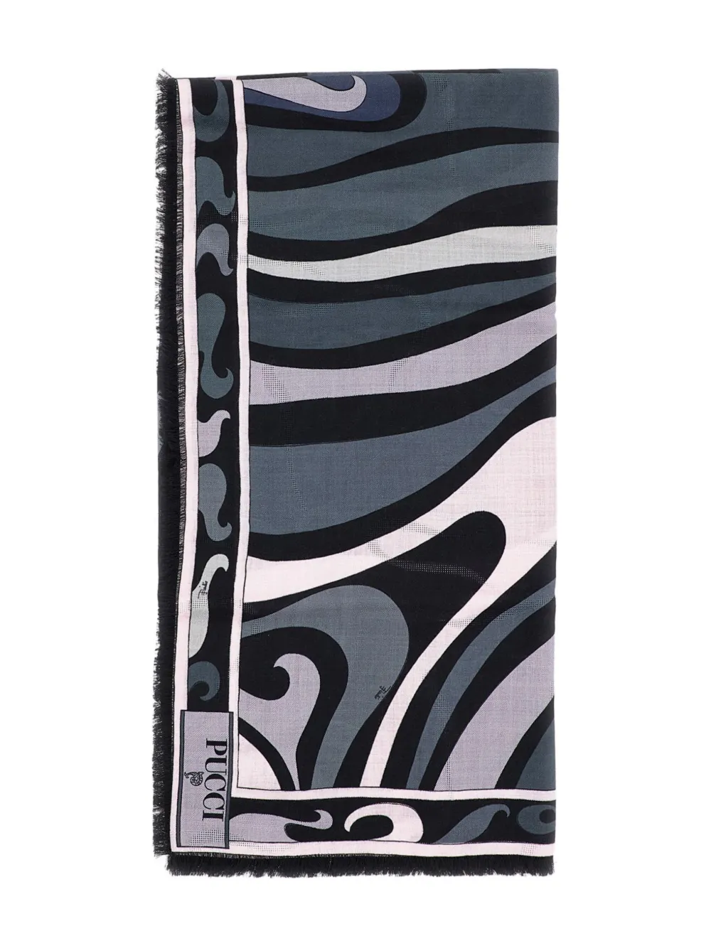 Pucci Abstract-print Scarf In Multi