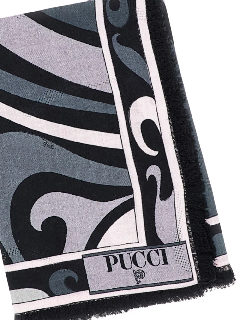 Pucci Abstract-print Scarf In Multi
