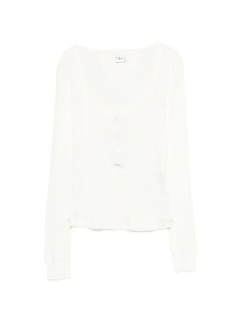 Chloé Henley scoop-neck T-shirt
