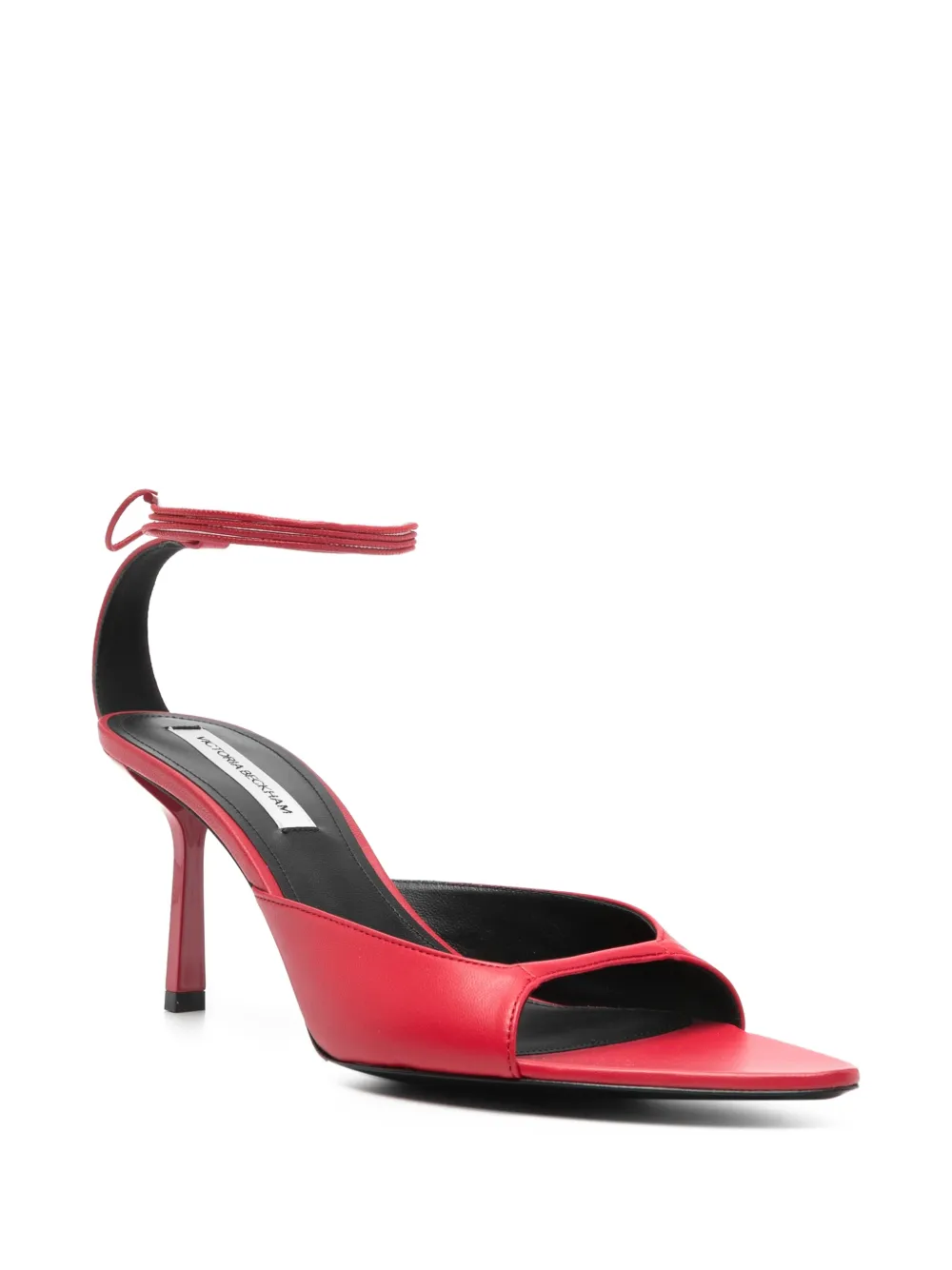 Victoria Beckham Eliza stiletto sandalen Rood