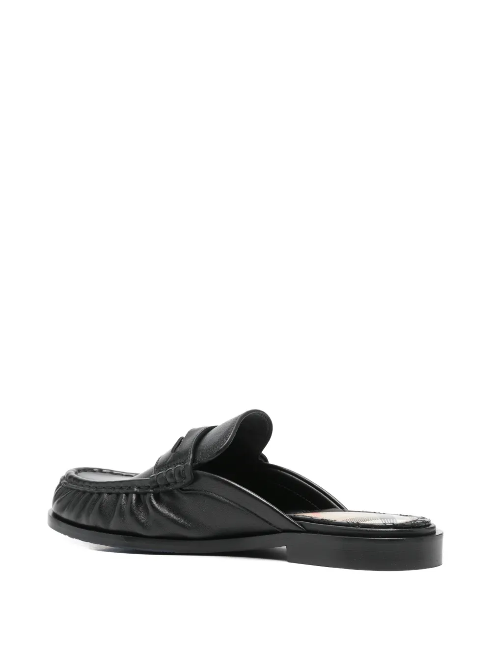 Burberry Cadet leren muiltjes Zwart