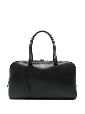 トムフォード TOM FORD ボストンバッグ 黒 レザー バッグ メンズ TOM FORD ロゴ ボストンバッグ | ブラック | FARFETCH JP