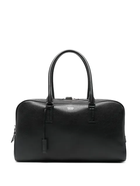 TOM FORD double-zip leather luggage bag