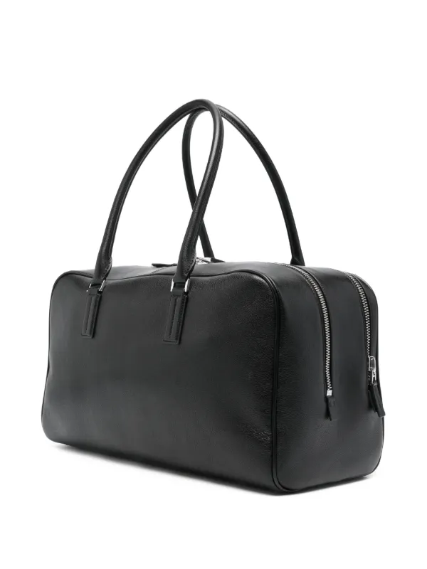 TOM FORD double-zip Leather Bowling Bag | Black | FARFETCH