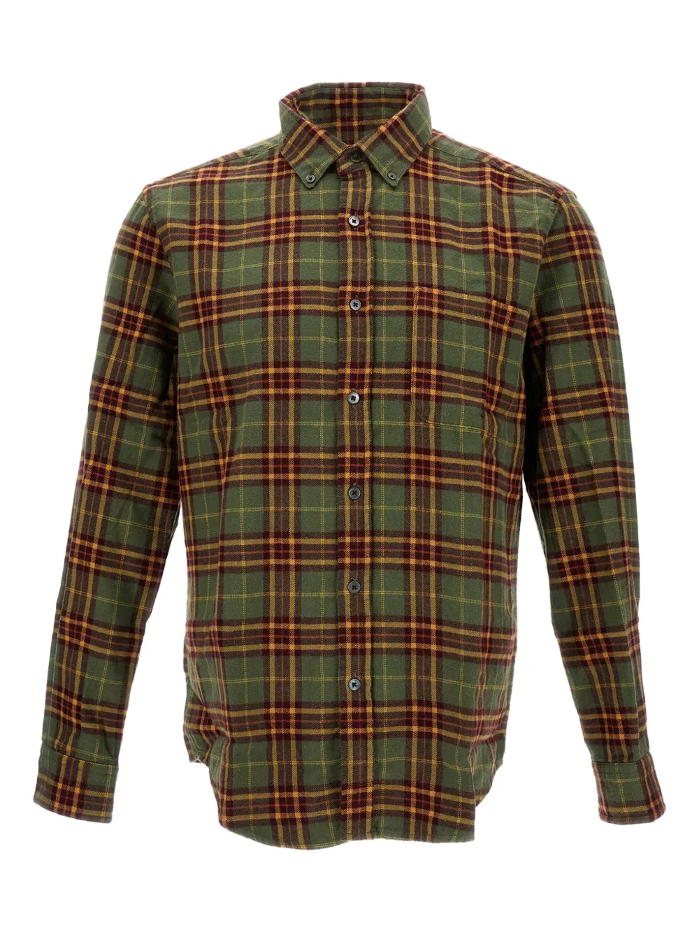 Portuguese Flannel  checked shirt | Green | Image 1