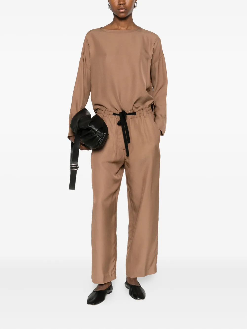 Jucca approved cotton trouser suit - Bruin