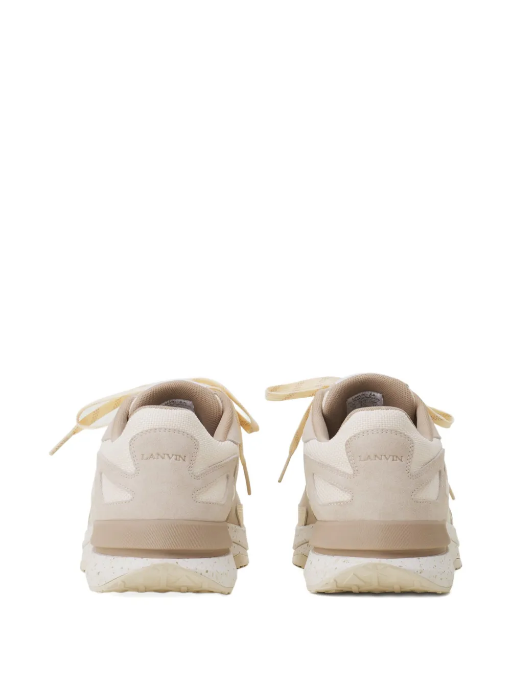 Lanvin JLA sneakers met vlakken Beige