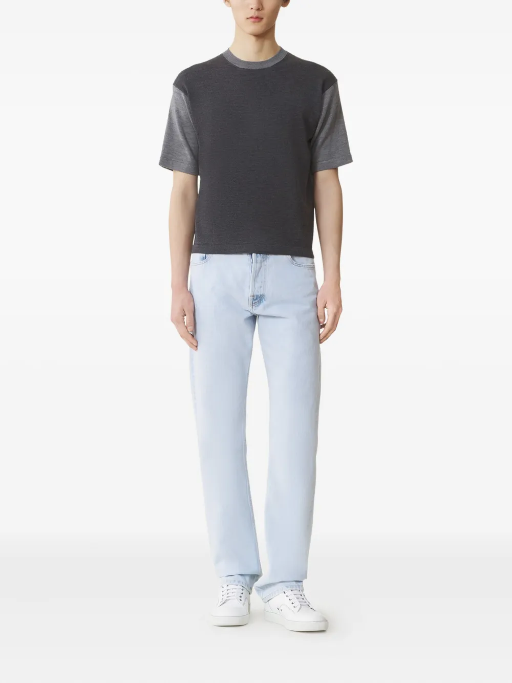 Lanvin T-shirt met ronde hals - Grijs
