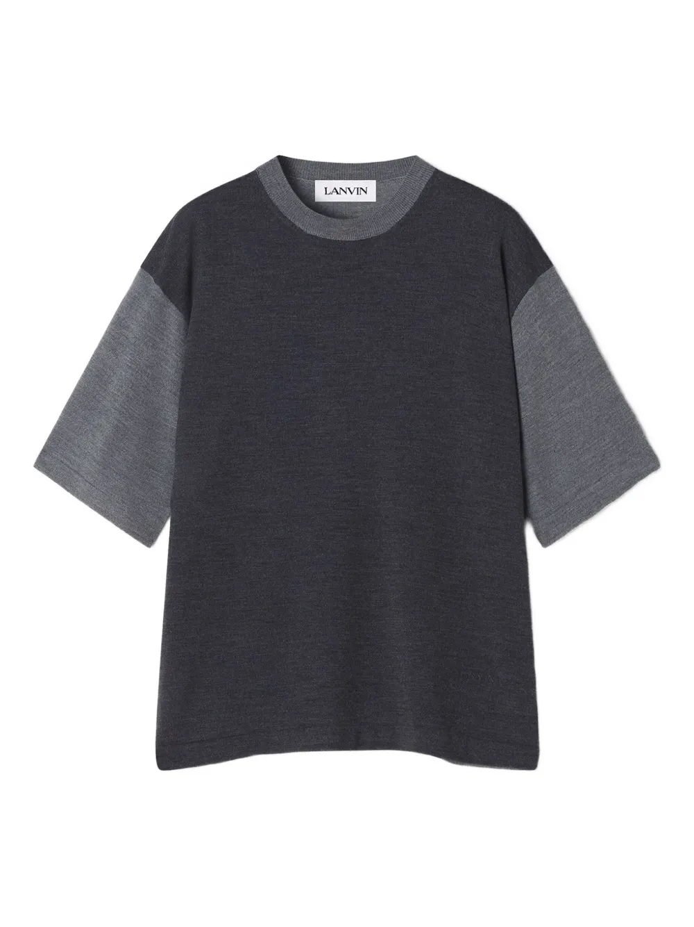Lanvin playera con cuello redondo | gris | Image 1