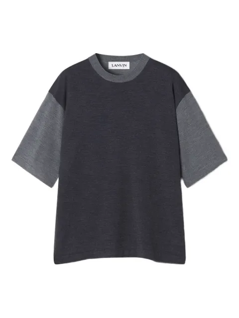 Lanvin playera con cuello redondo