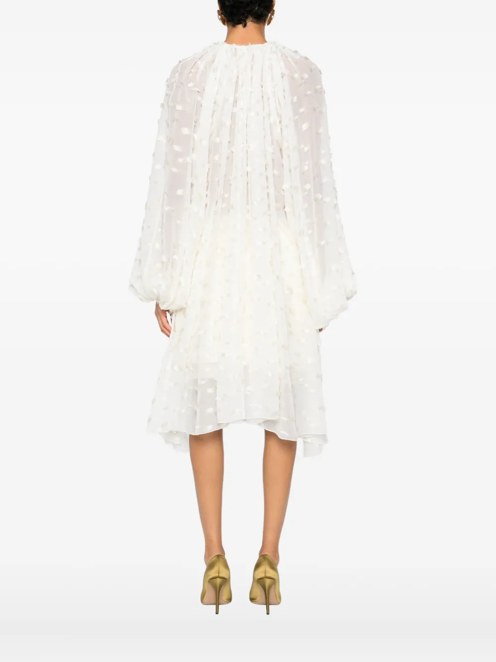 Lanvin Button-fastening Ruffled Blouse In White