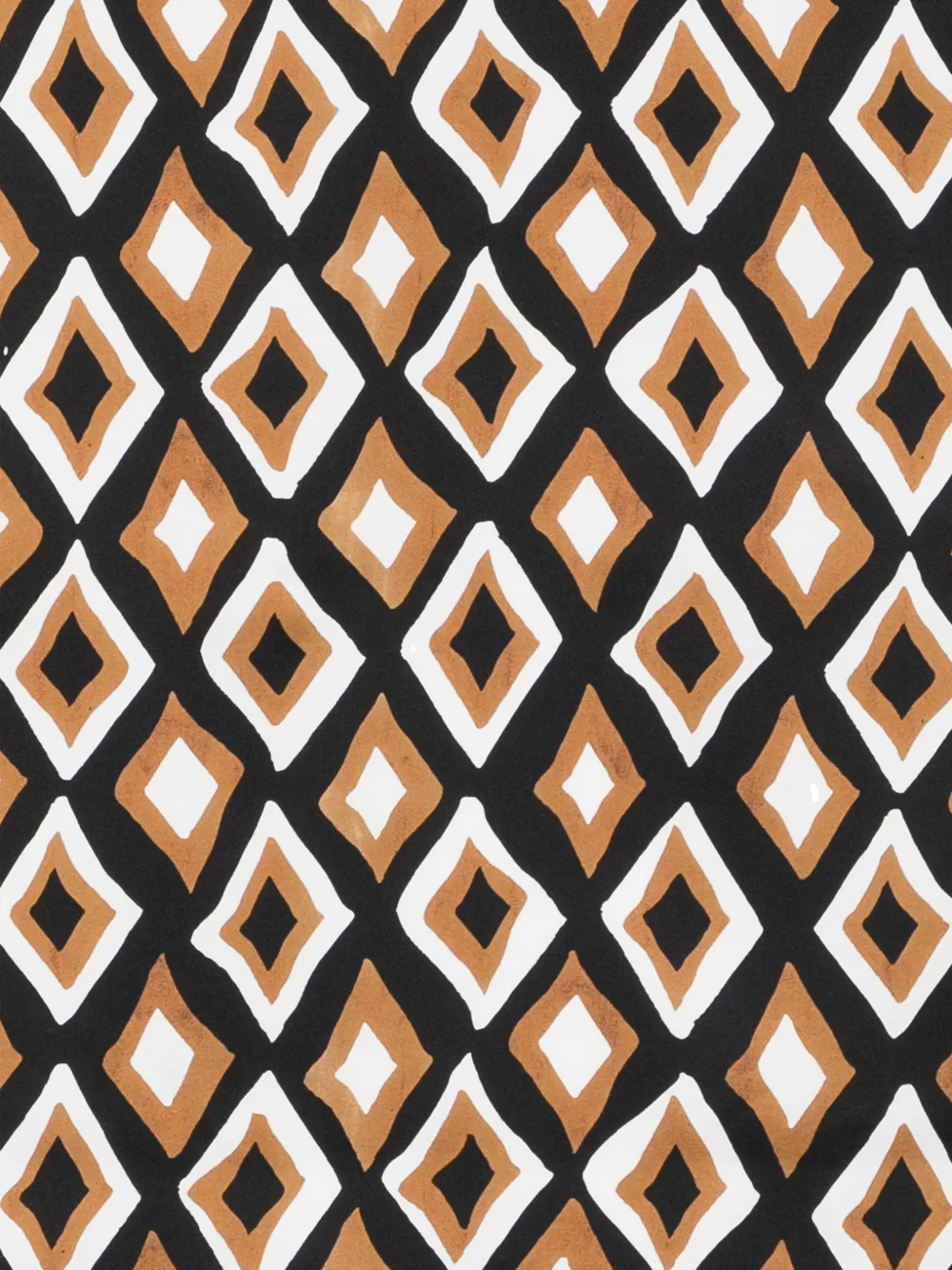 Lanvin diamond-print scarf Zwart