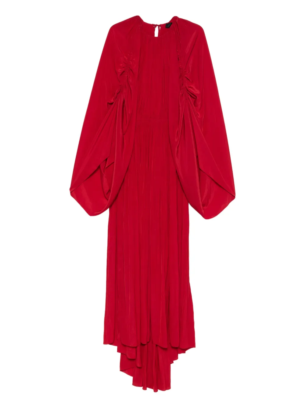 Lanvin gathered maxi dress - Rosso