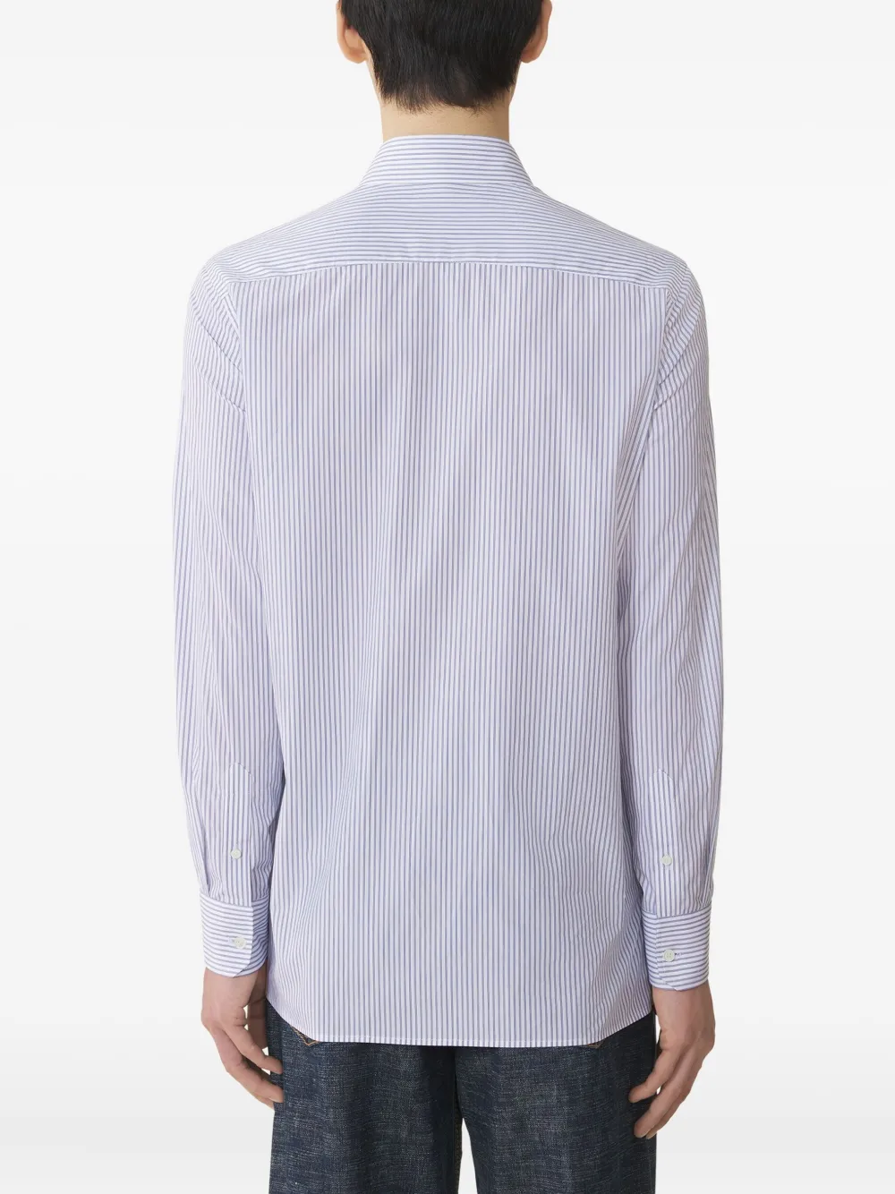 Lanvin Gestreept overhemd Blauw