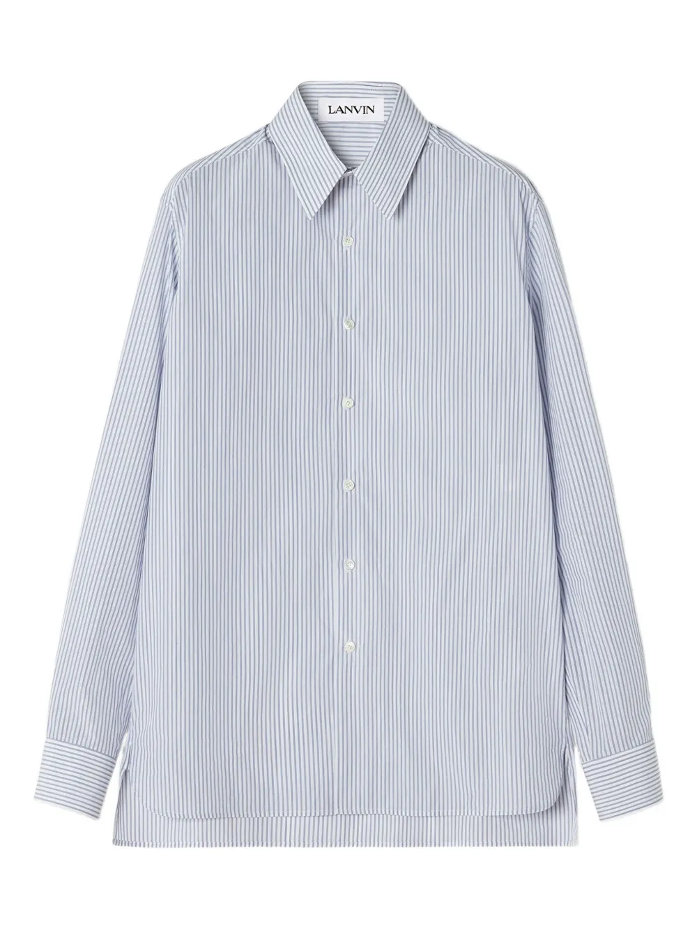 Lanvin striped buttoned shirt | Blue | Image 1