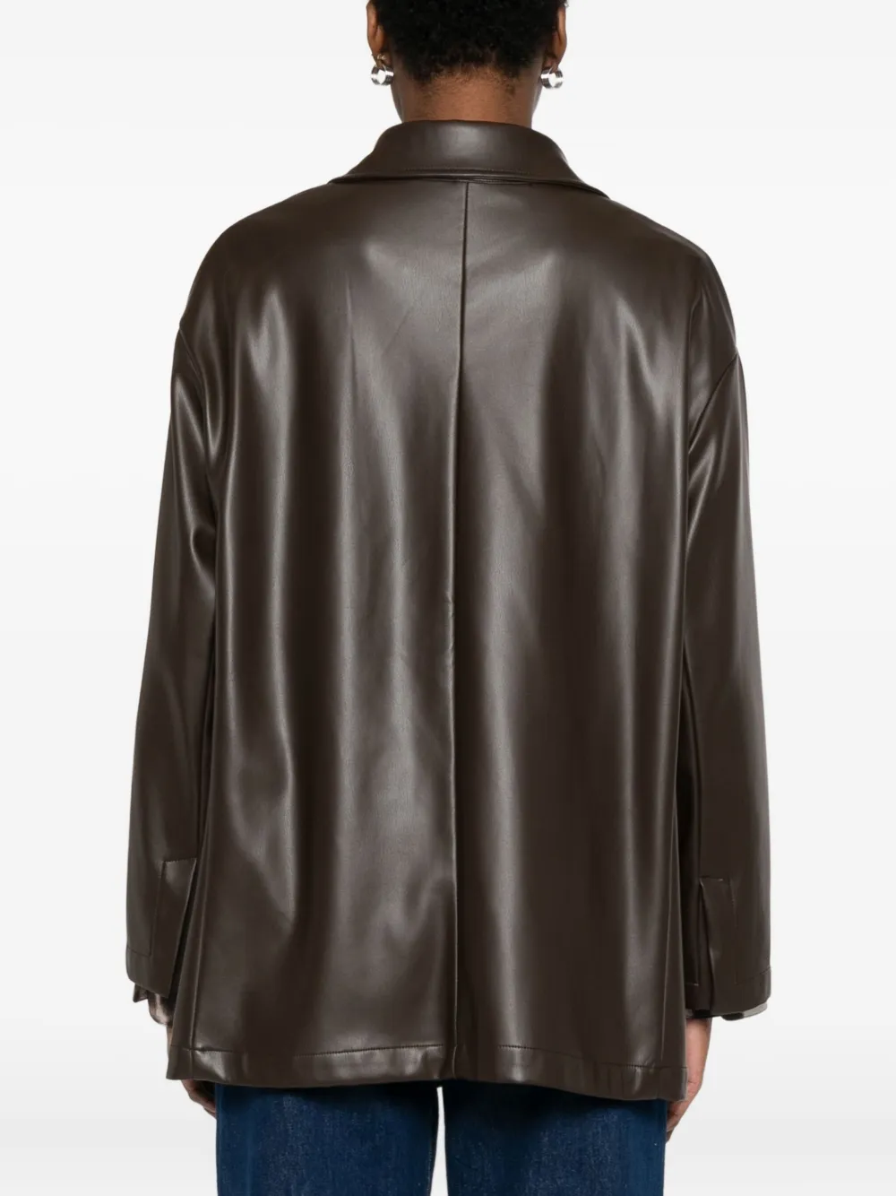 Jucca Single-button Blazer In Brown