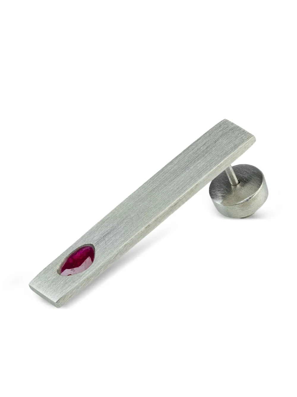 Parts of Four sterling silver Plate ruby earring | Men | Image 2