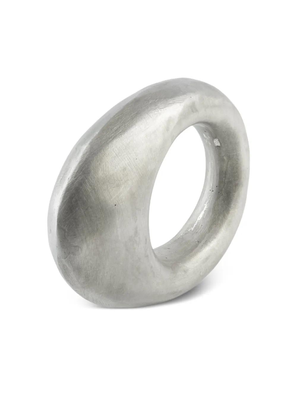 Parts Of Four Sterling Silver Tall Mountain Ring In Metallic