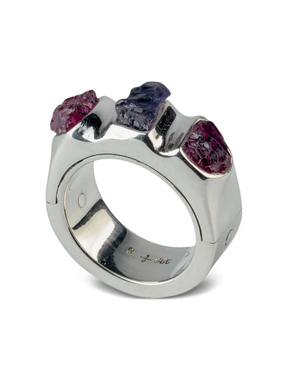 Parts Of Four Sistema Sterlingsilberring Mit Saphir In Silver