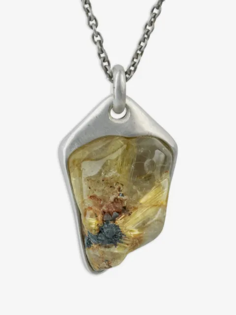 Parts of Four Halos rutilated quartz necklace