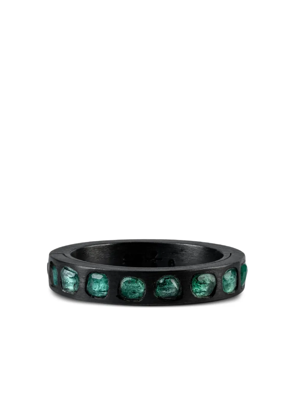 Parts Of Four Sistema Ring Aus Sterlingsilber Mit Smaragd In Black