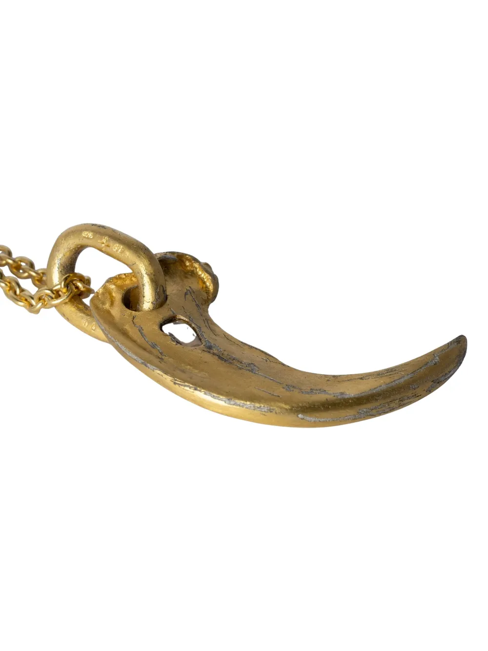 Parts Of Four Bear Claw Diamond Necklace Redux In Gold