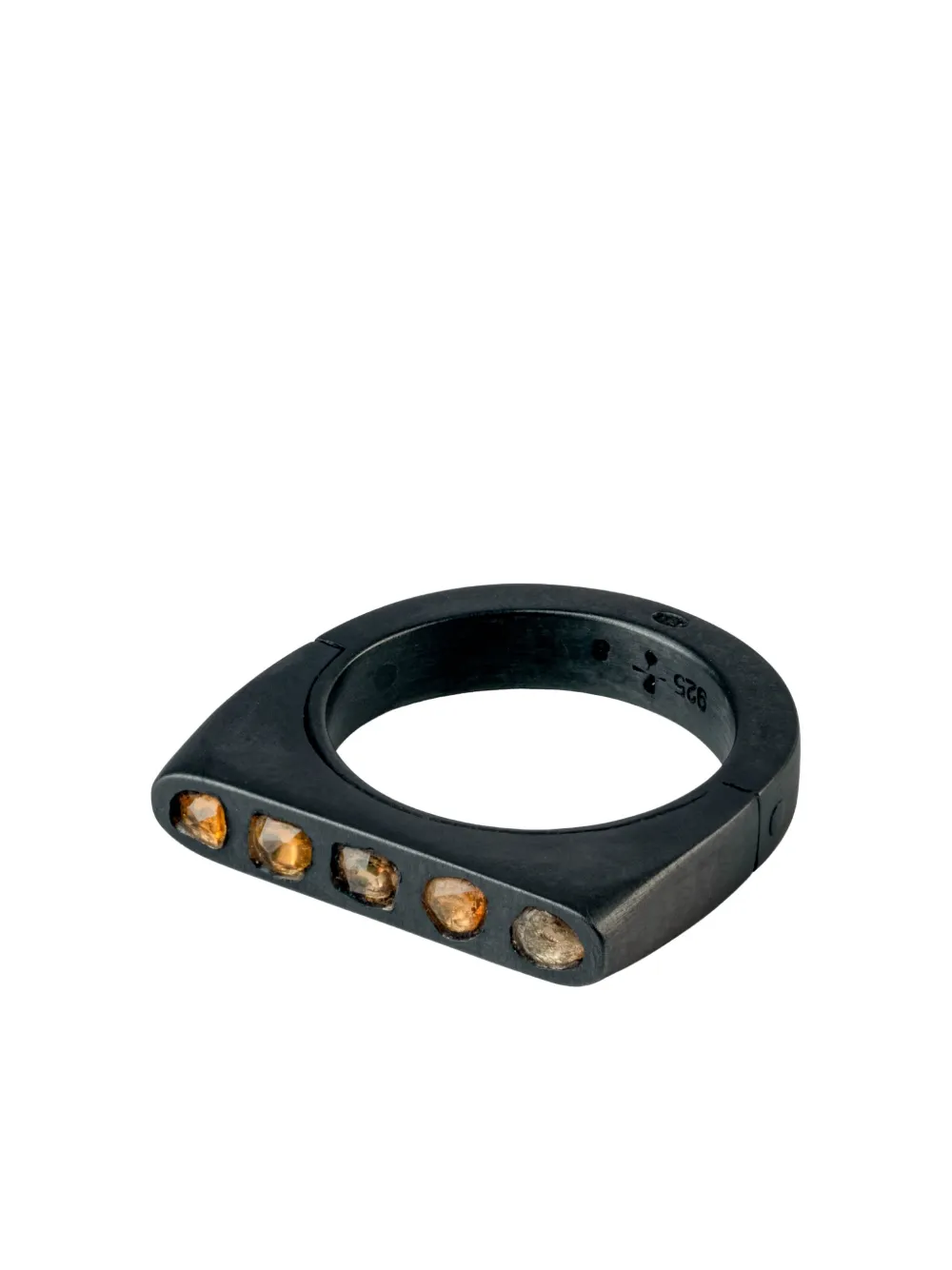 Parts Of Four Sistema Ring Mit Rosa Saphir In Black